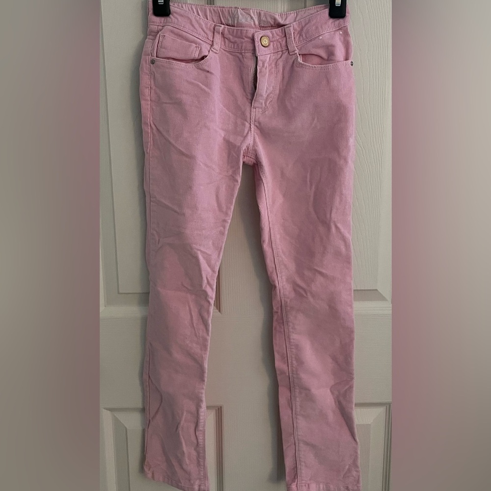 Gymboree Girl’s pink corduroy skinny jeans, size 10